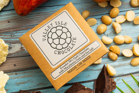Ecuador 70% Dark Chocolate with Macadamia Nuts and Sea Salt