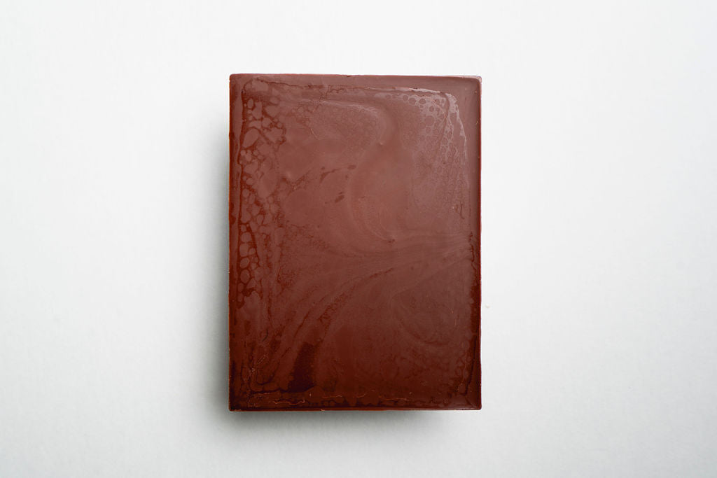 Brown textured book on a white background