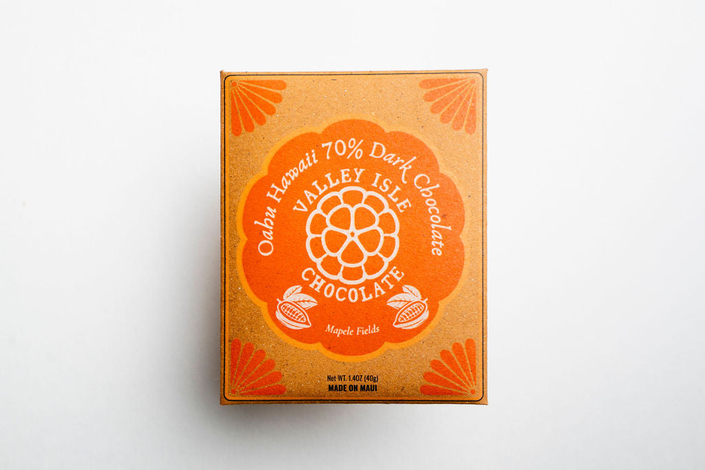 Oahu Mapele Fields 70% Dark Chocolate – Valley Isle Chocolate
